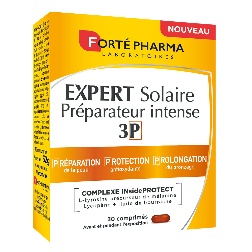 Forté Pharma Sun Expert Preparador solar intenso 3P 30 comprimidos