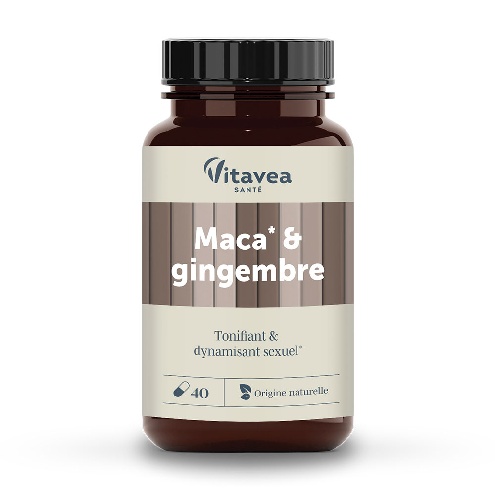 Vitavea Santé Nutri'sentiels Maca Jengibre Tonifiant & Dynamisant sexuel x30 cápsulas
