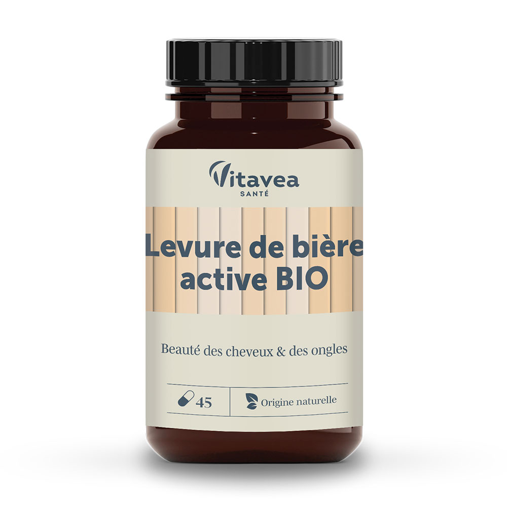 Vitavea Santé Nutri'sentiels Levadura de cerveza ecológica Cabello y uñas 45 cápsulas