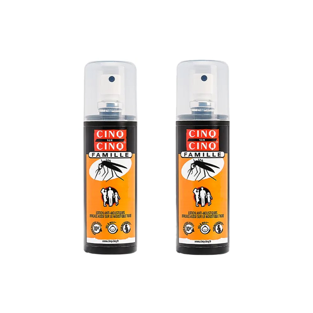 Cinq Sur Cinq Spray familiar antimosquitos 2 x 100 ml