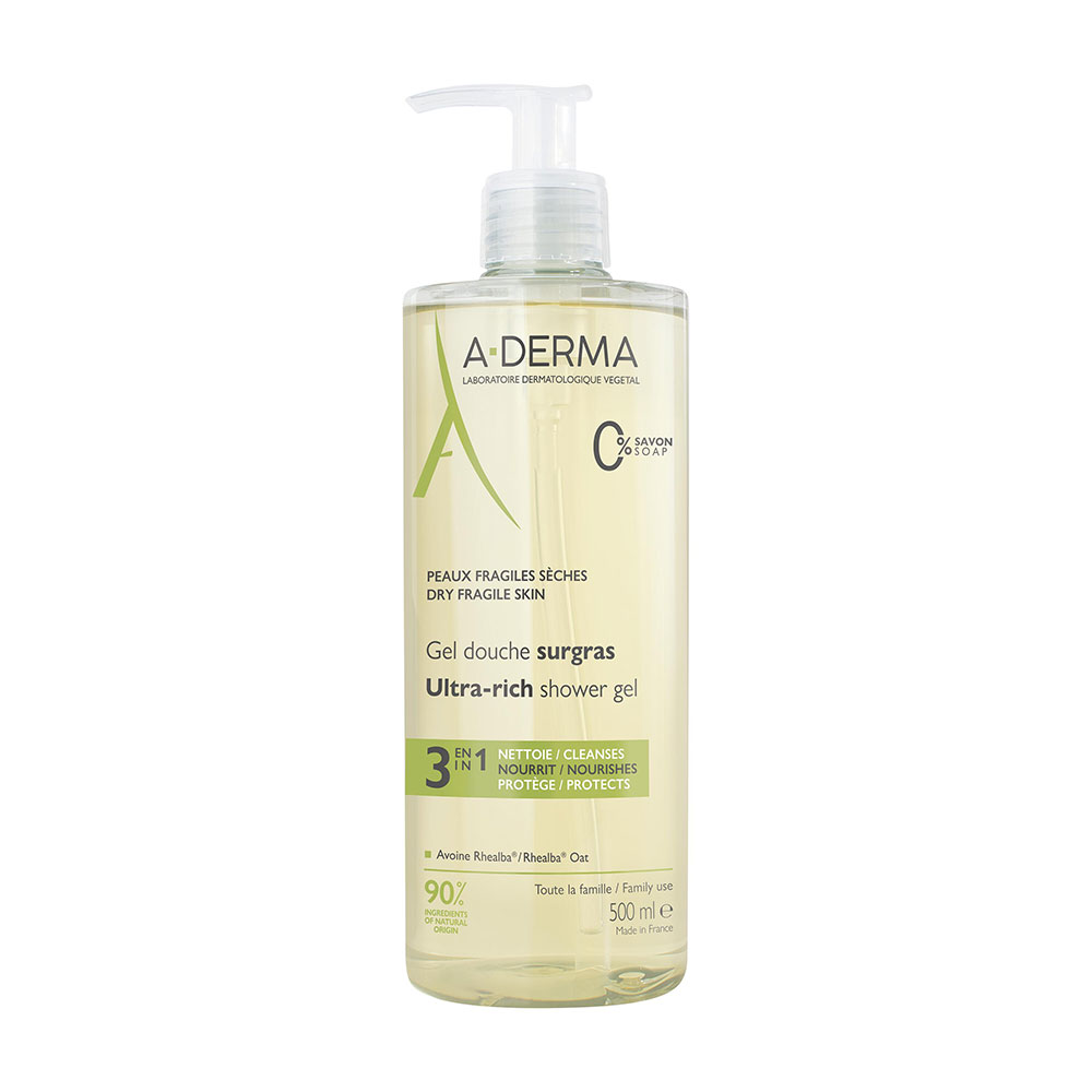 A-Derma Avena Rhealba Gel de ducha surgras 500 ml