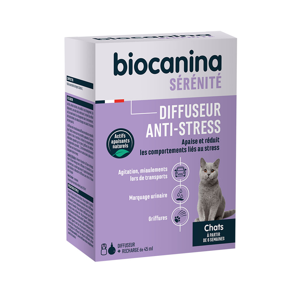Biocanina Comportamiento Difusor antiestrés + recarga 45 ml