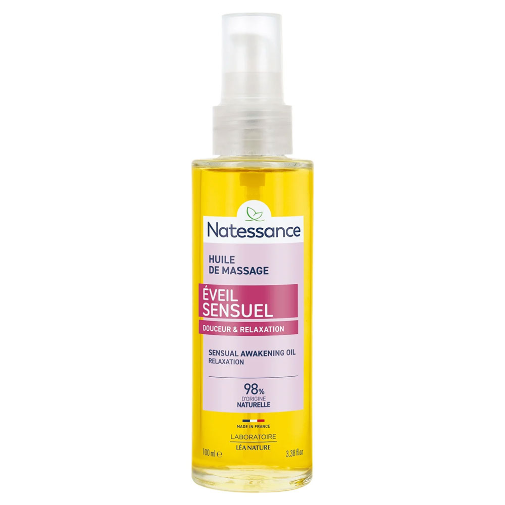 Natessance Aceite de masaje despertar sensual suavidad y relajación 100 ml