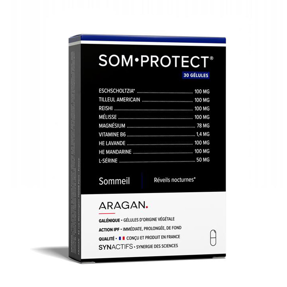 Aragan Synactifs SomProtect sueño 30 cápsulas