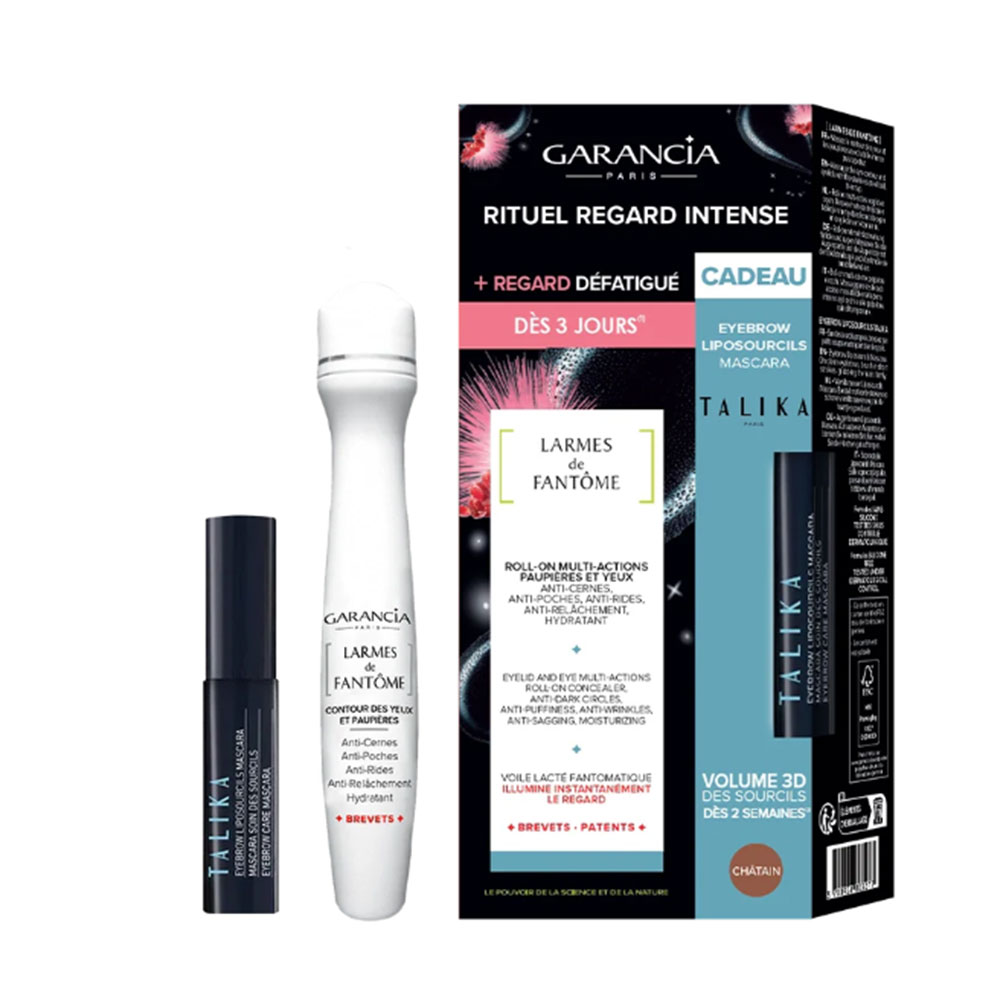 Garancia Kit Lágrimas de Fantasma y Mascara Lipocejas Talika castaño 15 ml