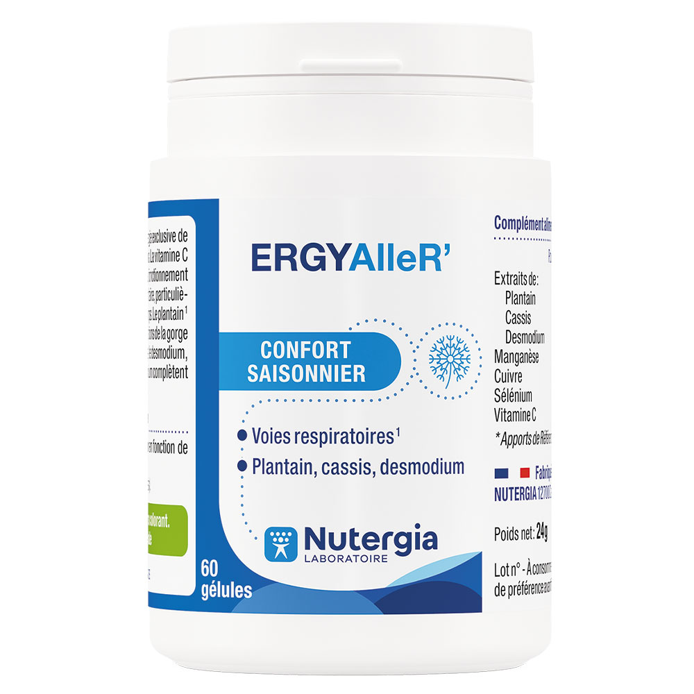 Nutergia ErgyAllerR' Confort estacional 60 cápsulas