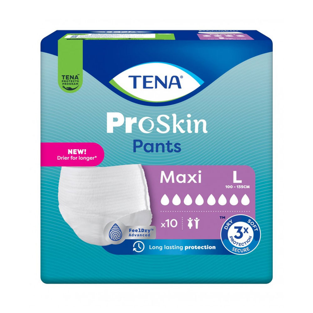 Tena Proskin Maxi Pants Braguitas Absorbentes Talla L 100-135 cm x10