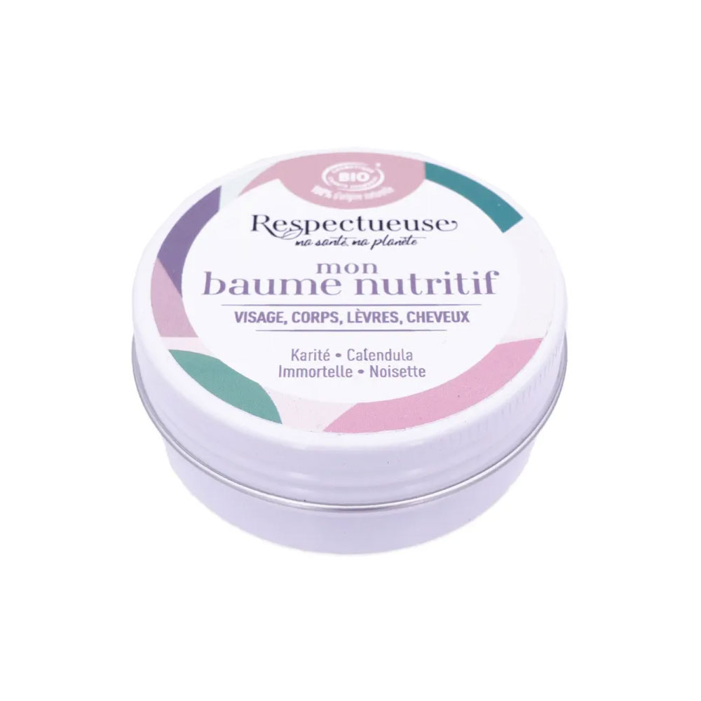 Respectueuse Bálsamo nutritivo multiusos para cuerpo, labios y cabello 30 g