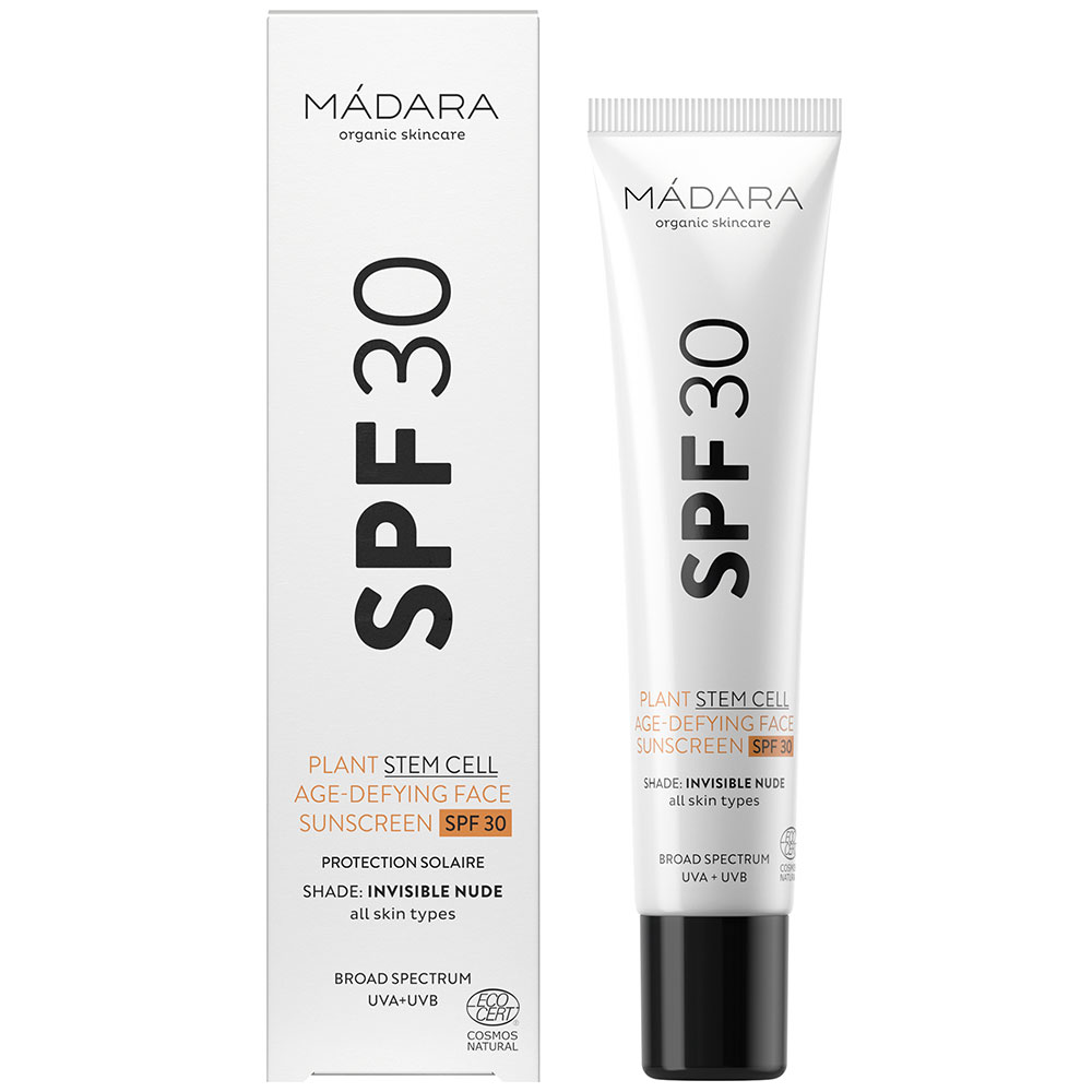 MÁDARA organic skincare Crema solar antiedad de células madre vegetales SPF30 40 ml