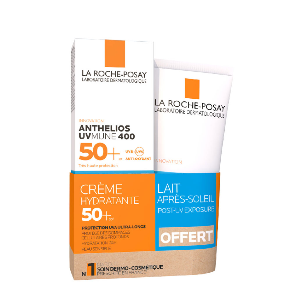 La Roche-Posay Anthelios Crema Hidratante SPF50+ y Leche Aftersun 175 ml