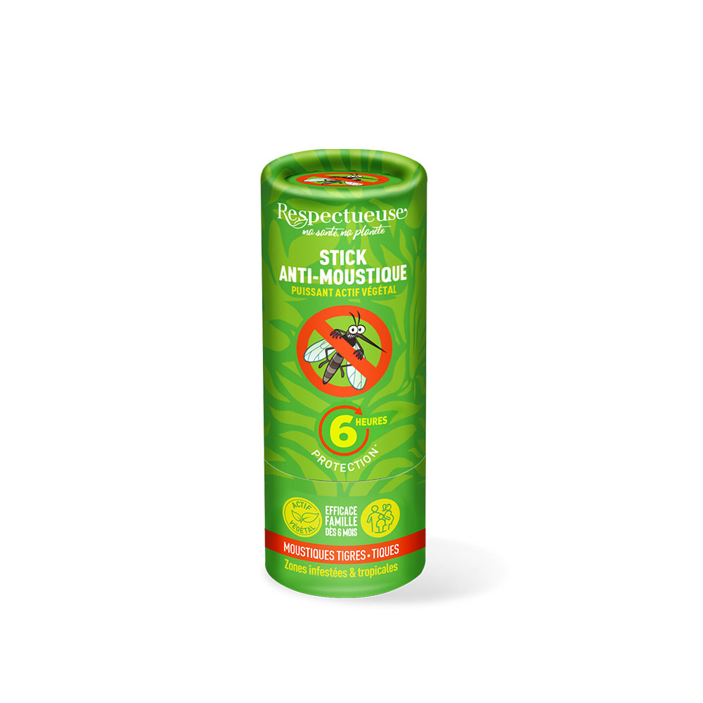 Respectueuse Stick antimosquitos 40 g