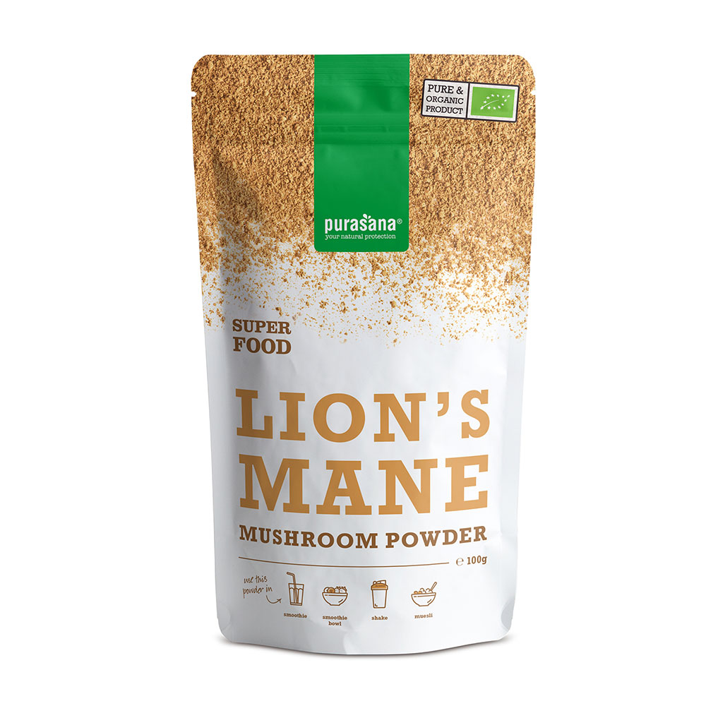 Purasana Super Food Lion's Mane en polvo 100 g