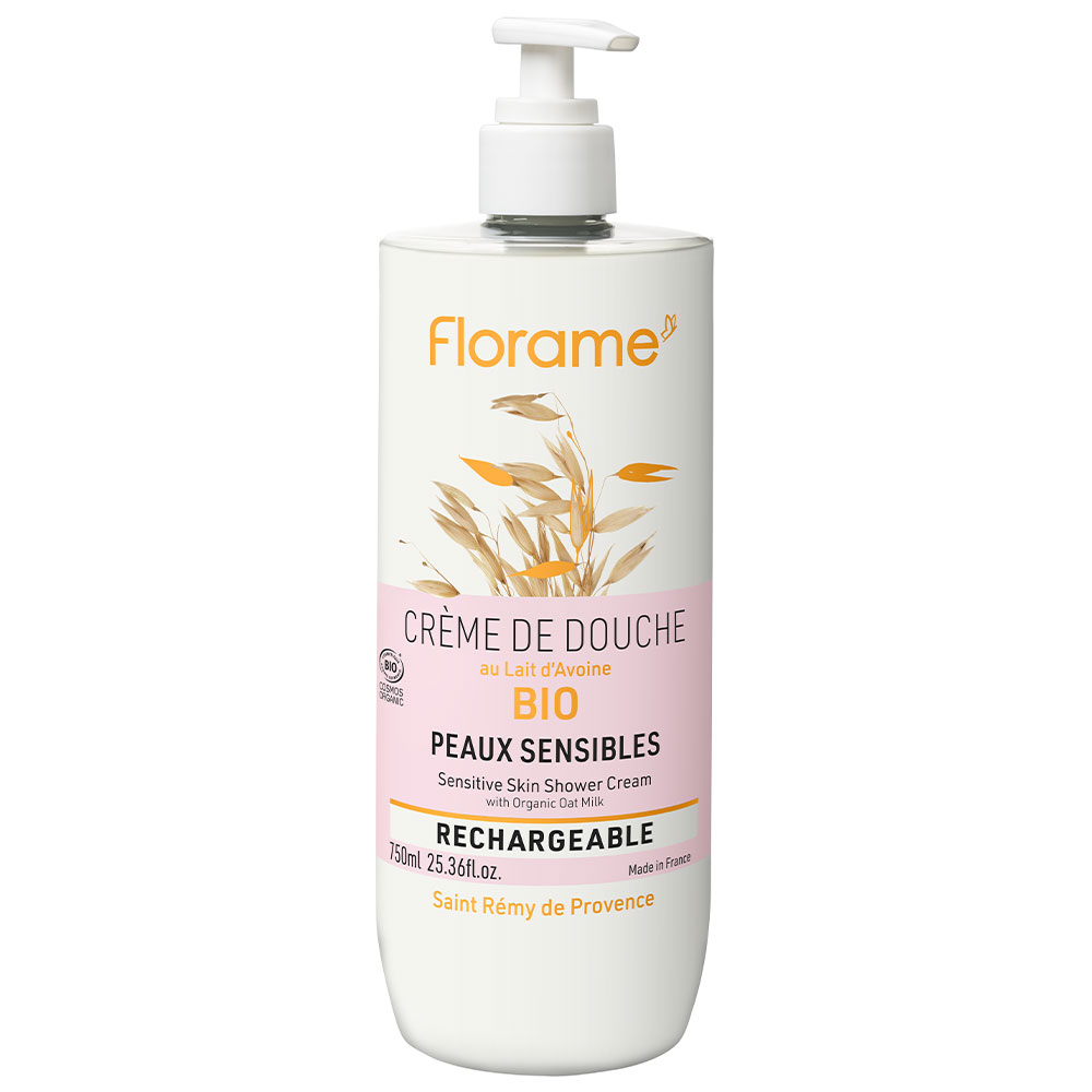 Florame Crema de ducha con leche de avena bio Pieles sensibles 750ml