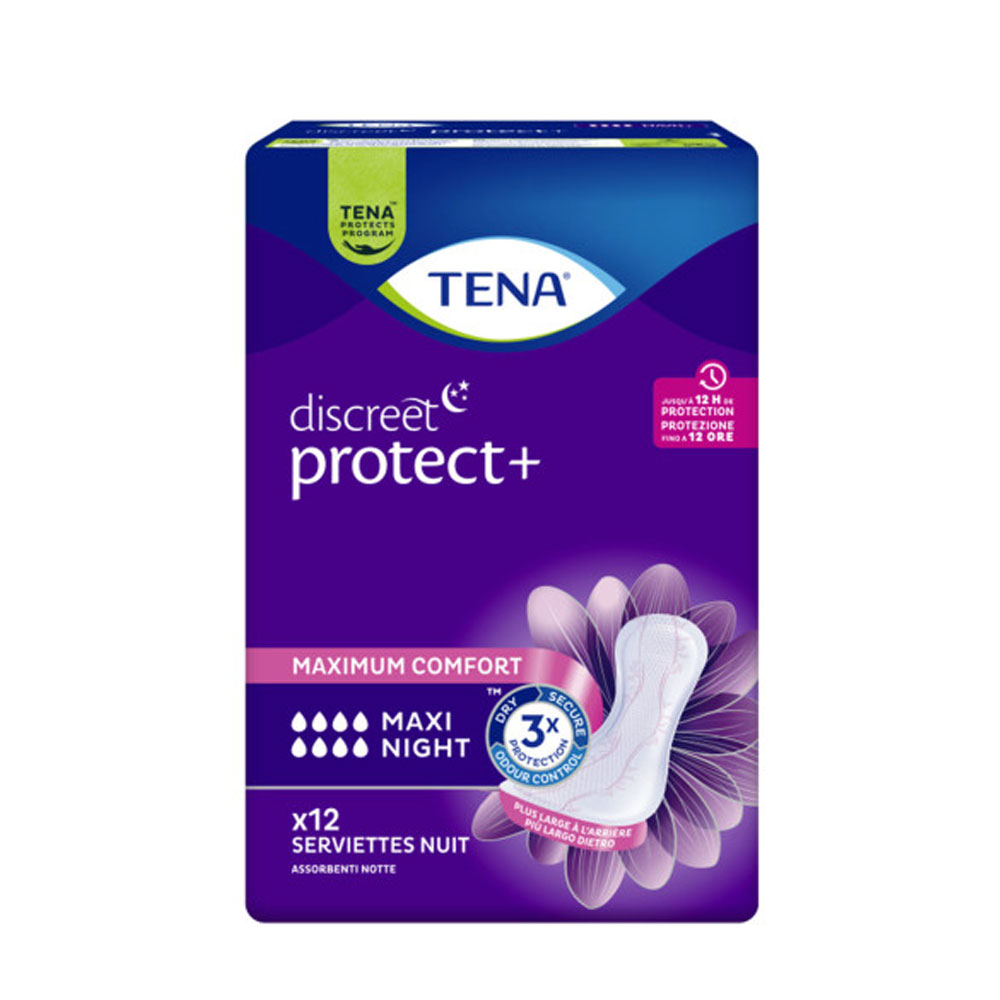 Tena Discreet Toallas Maxi Night Special x12