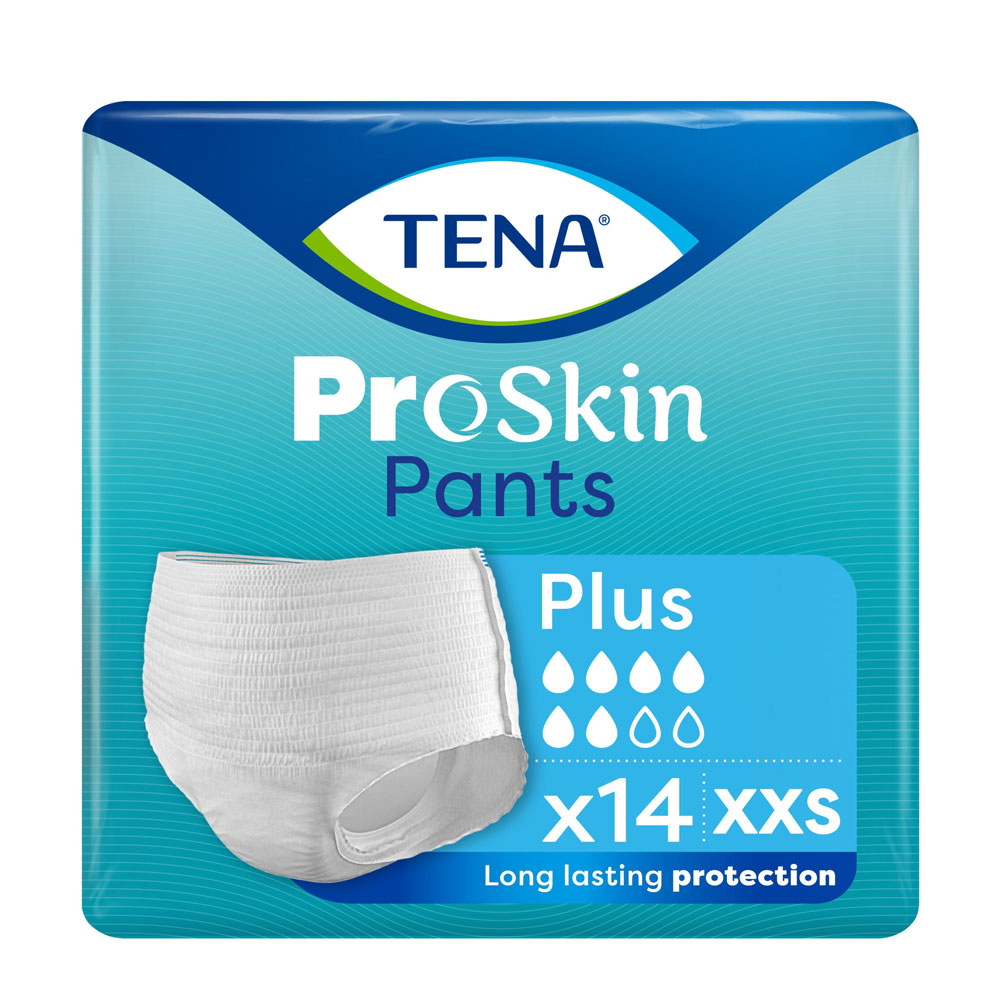 Tena Proskin plus Pants Braguitas Absorbentes Grande XXS 40 -70 cm x14