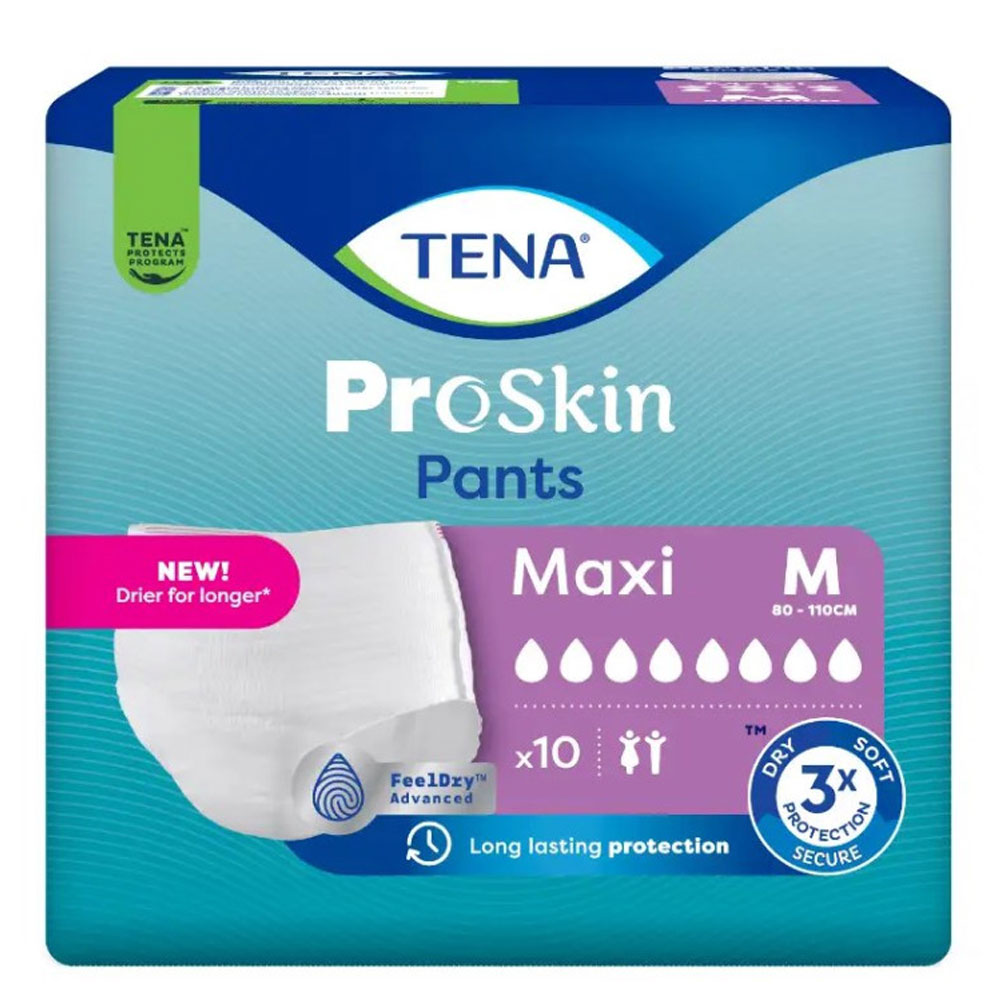 Tena Proskin Maxi Pants Braguitas Absorbentes Talla M 80-110cm x10
