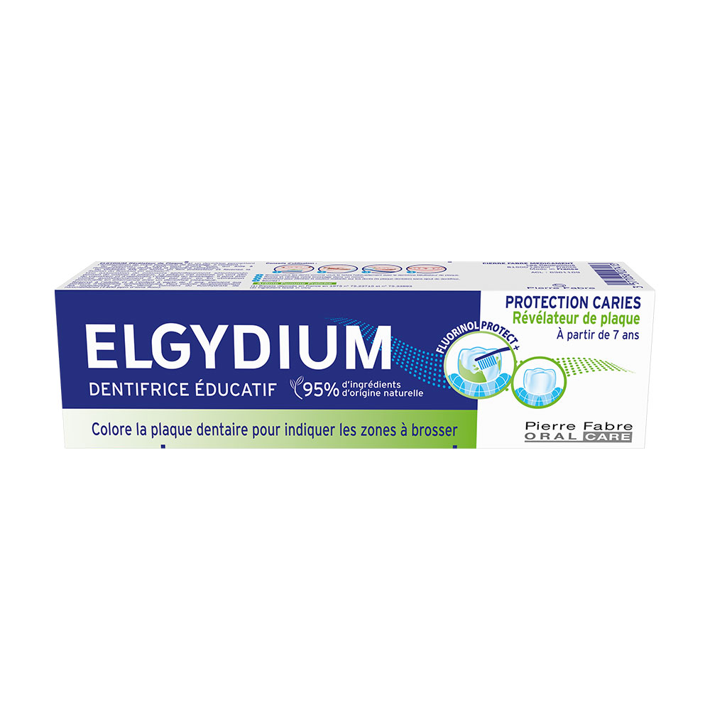 Elgydium Pasta de dientes educativa reveladora de placa a partir de 7 años 50 ml