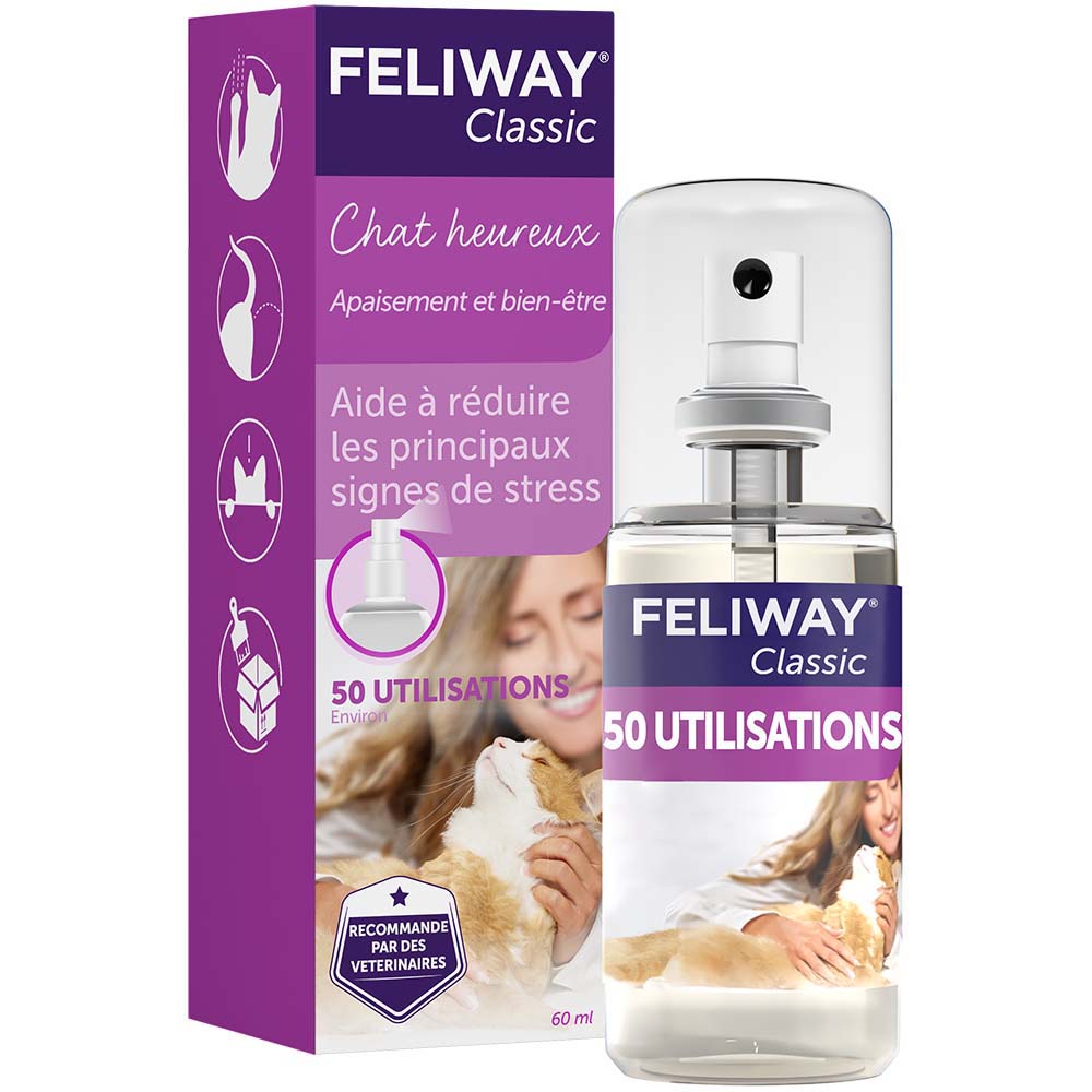 Feliway Classic Spray antiestrés para gatos 60 ml