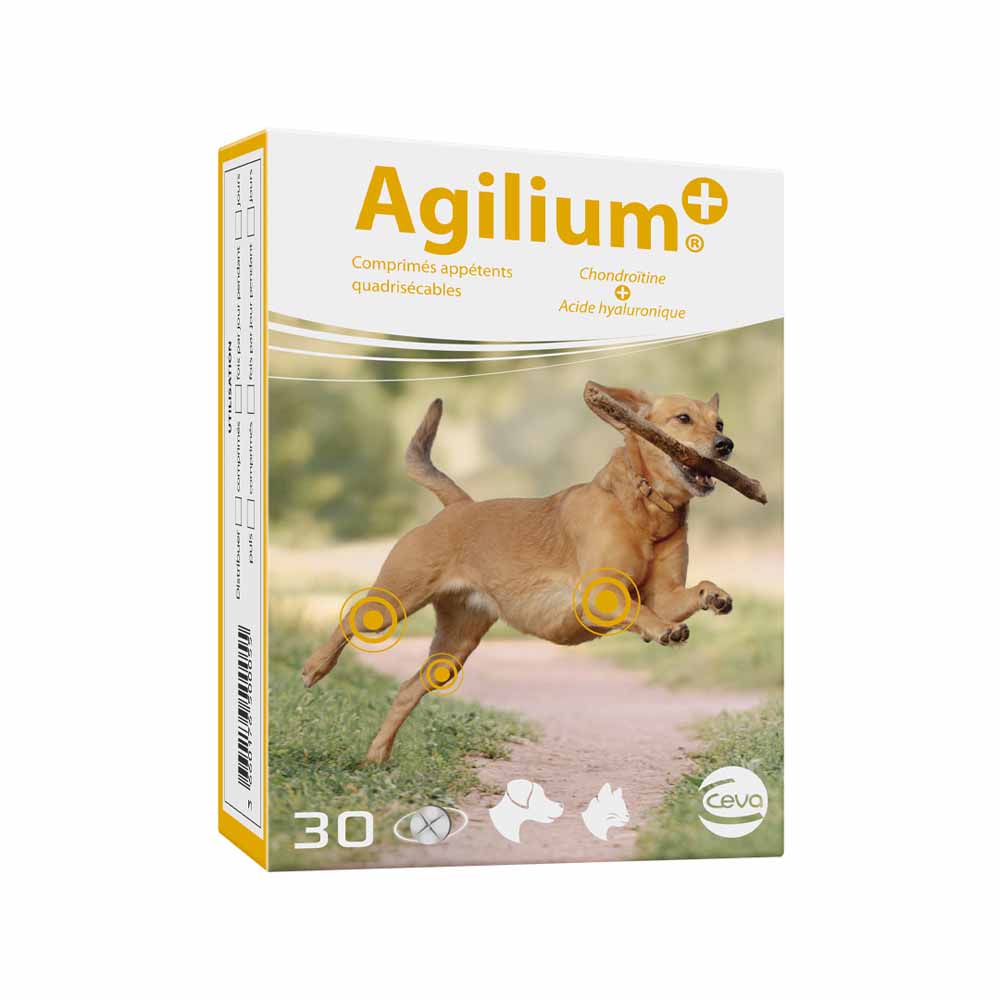 Ceva Agilium+ Comprimidos alimenticios para perros y gatos 30 comprimidos