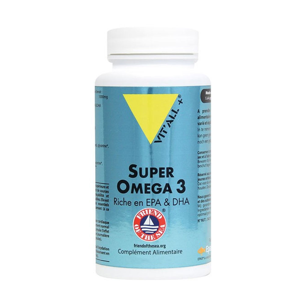 Vit'All+ Super Omega 3 rico en EPA y DHA 30 cápsulas