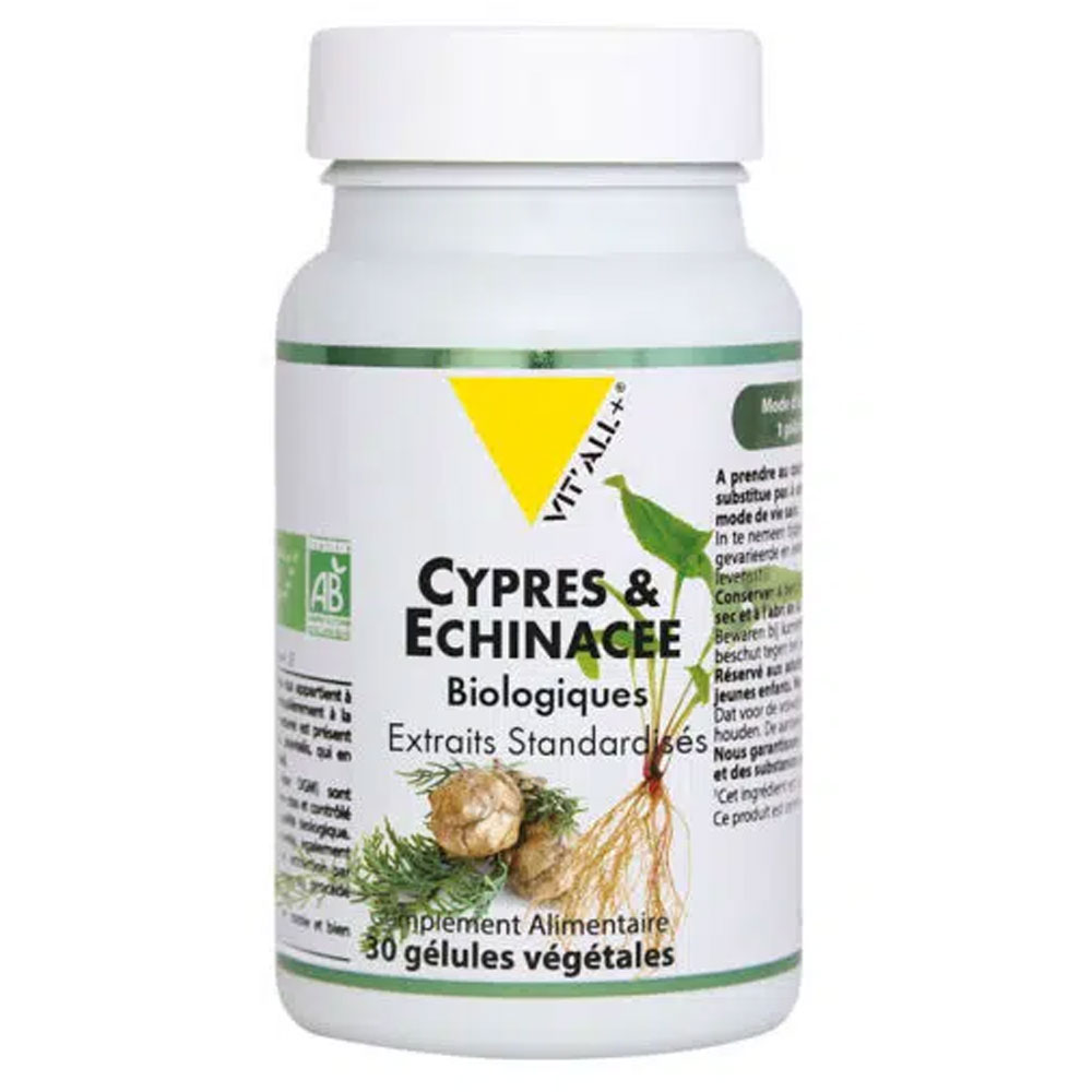 Vit'All+ Ciprés Bio y Equinácea 30 cápsulas