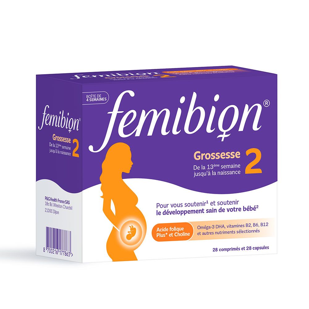 Femibion Embarazo 2 Metafolin + DHA 28 comprimidos + 28 cápsulas