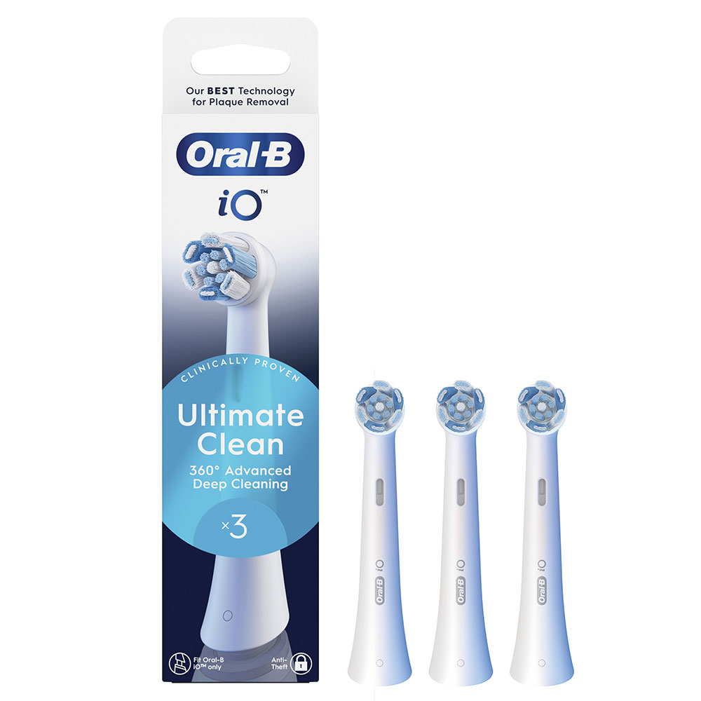 Oral-B iO Cepillos para cepillos eléctricos Ultimate Clean x3