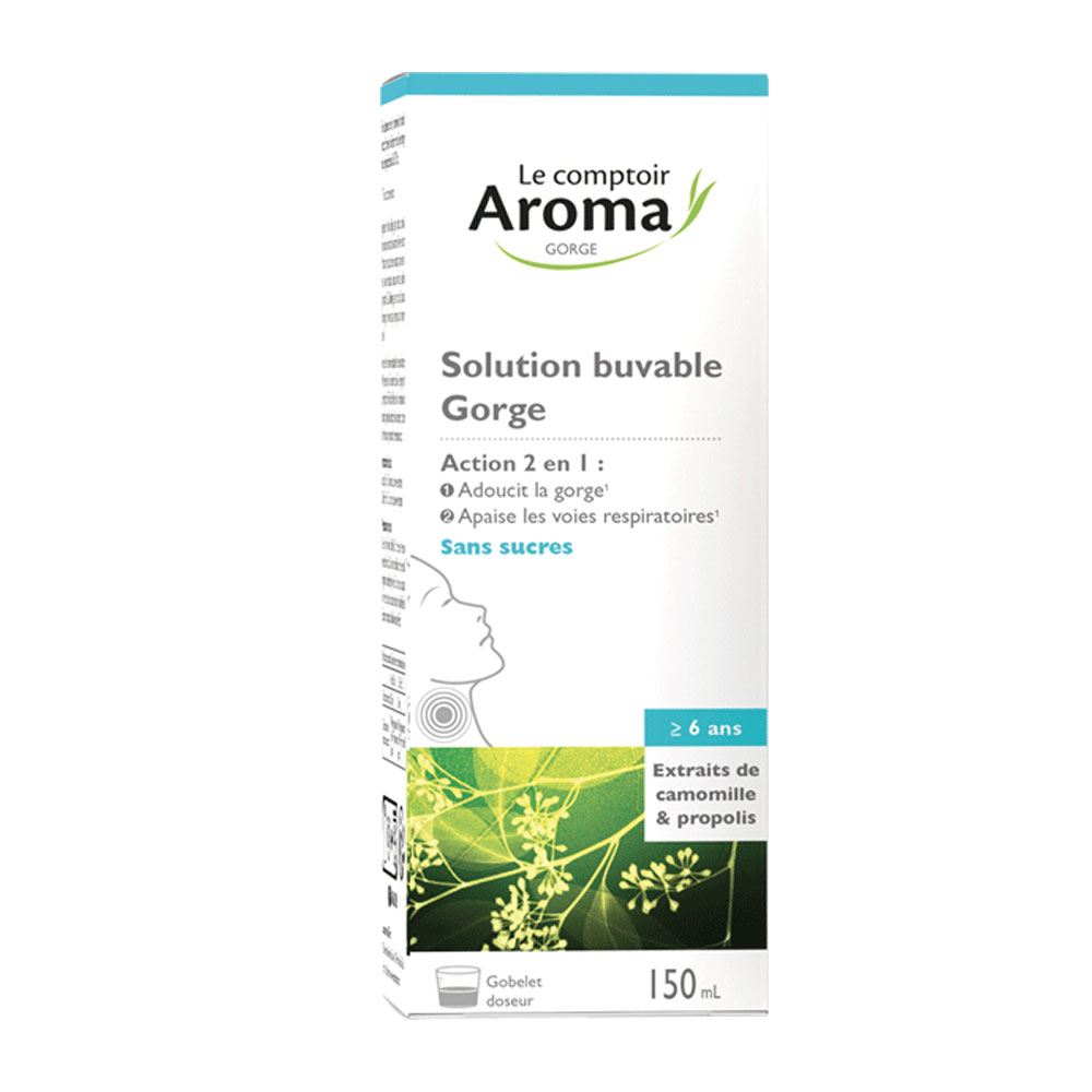 Le Comptoir Aroma Solución oral para la garganta 150 ml