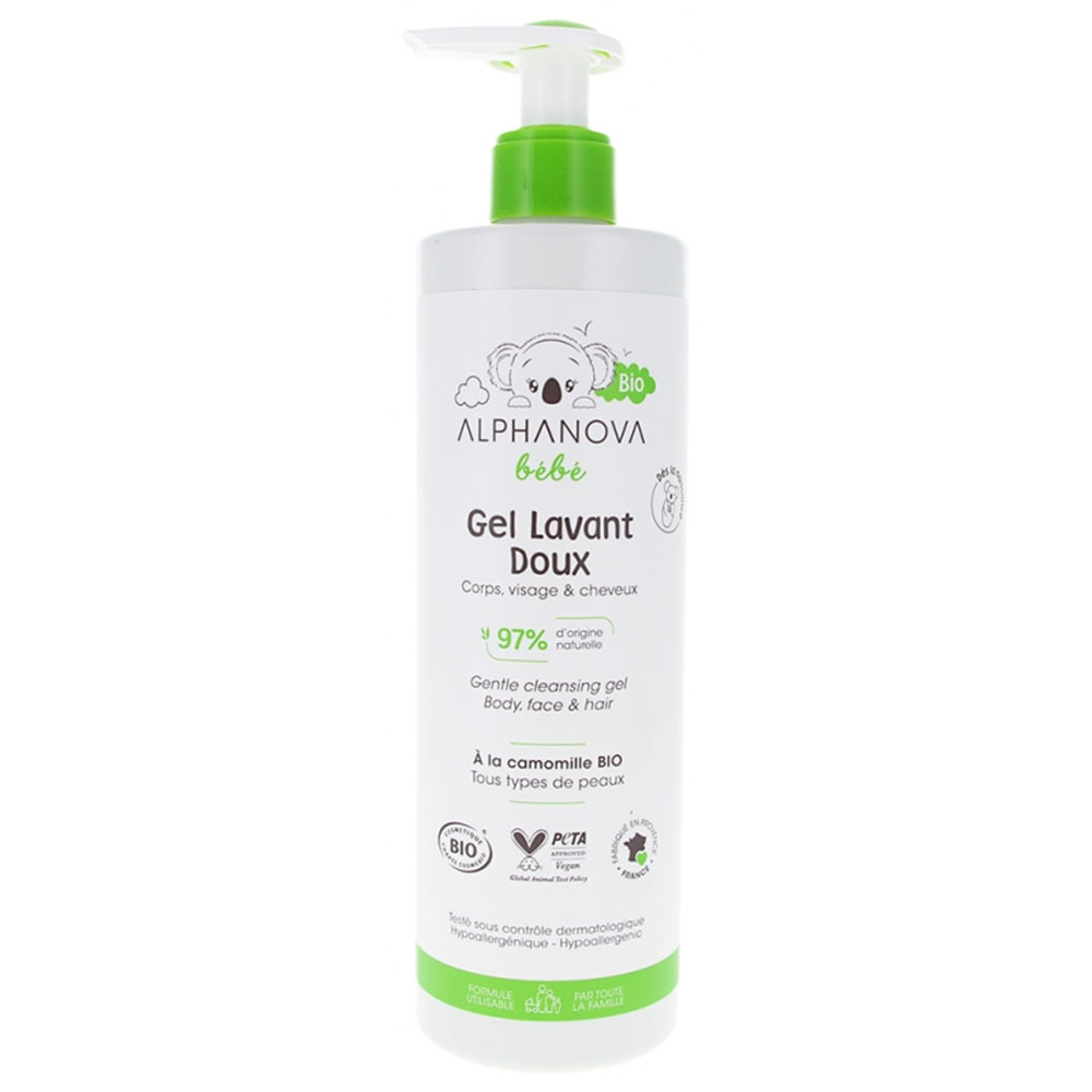 Alphanova Bebé Bebe Dermolimpiador Cuerpo & Cabello 400ml