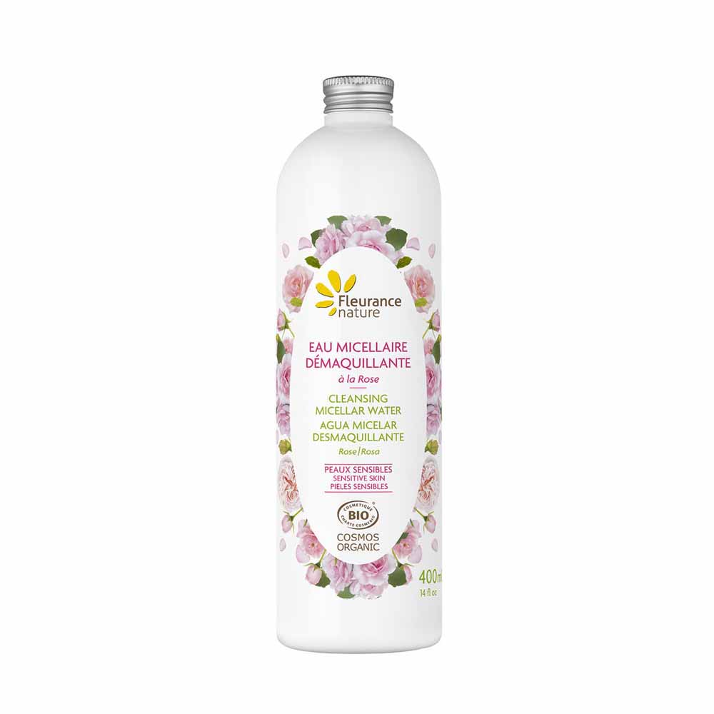 Fleurance Nature Agua micelar limpiadora de Rosa Bio 400 ml