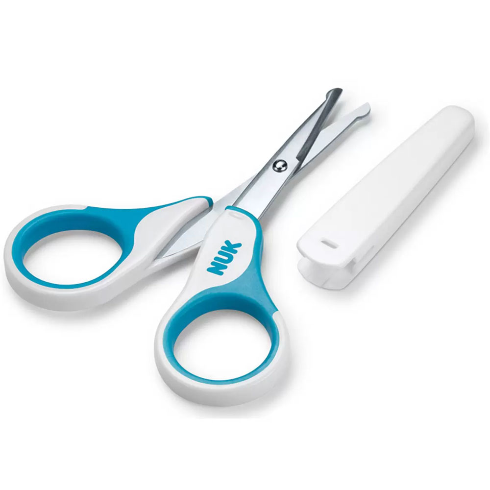 Nuk Tijeras de punta redonda y Etui
