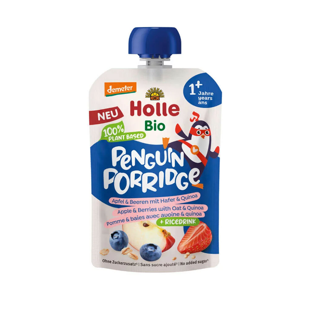 Holle Pural Porridge en bolsa bio con avena y quinoa a partir de 1 año 110 g