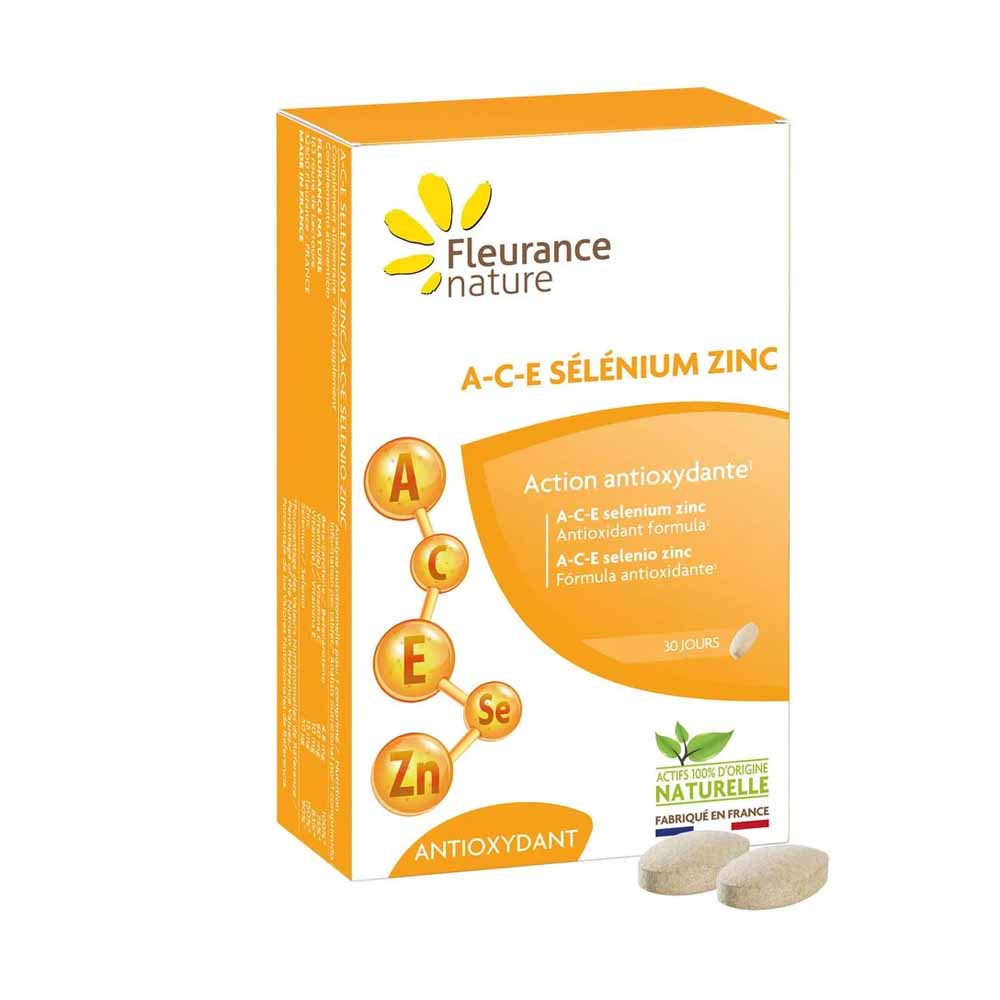Fleurance Nature A-C- E Selenio Zinc 30 comprimidos