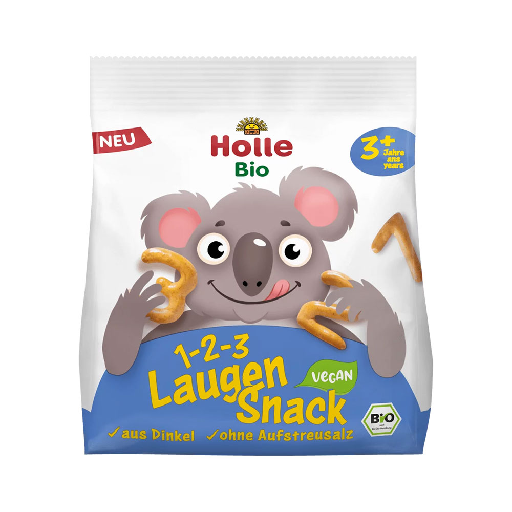 Holle Pural Snack bretzel 1-2-3 de espelta a partir de 3 años 80 g