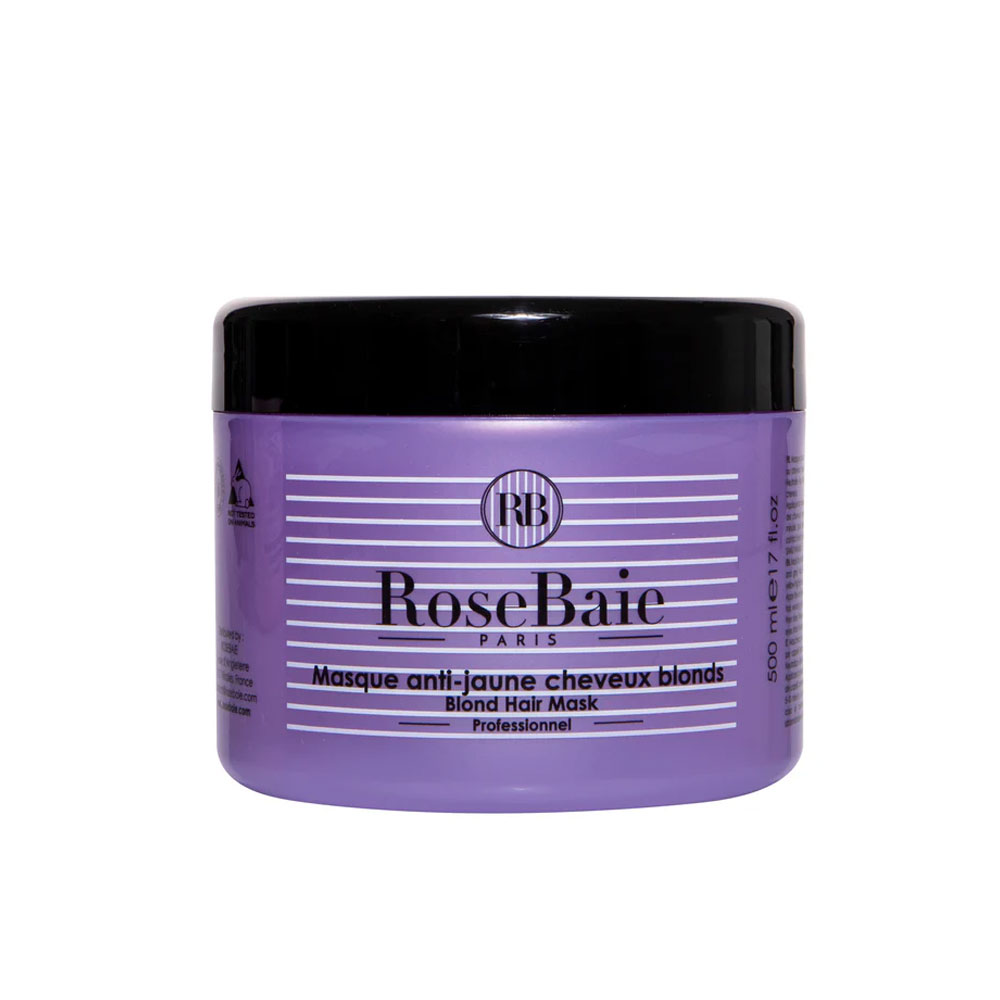 Rosebaie Rubia Mascarilla antiamarillo para cabello rubio 500 ml
