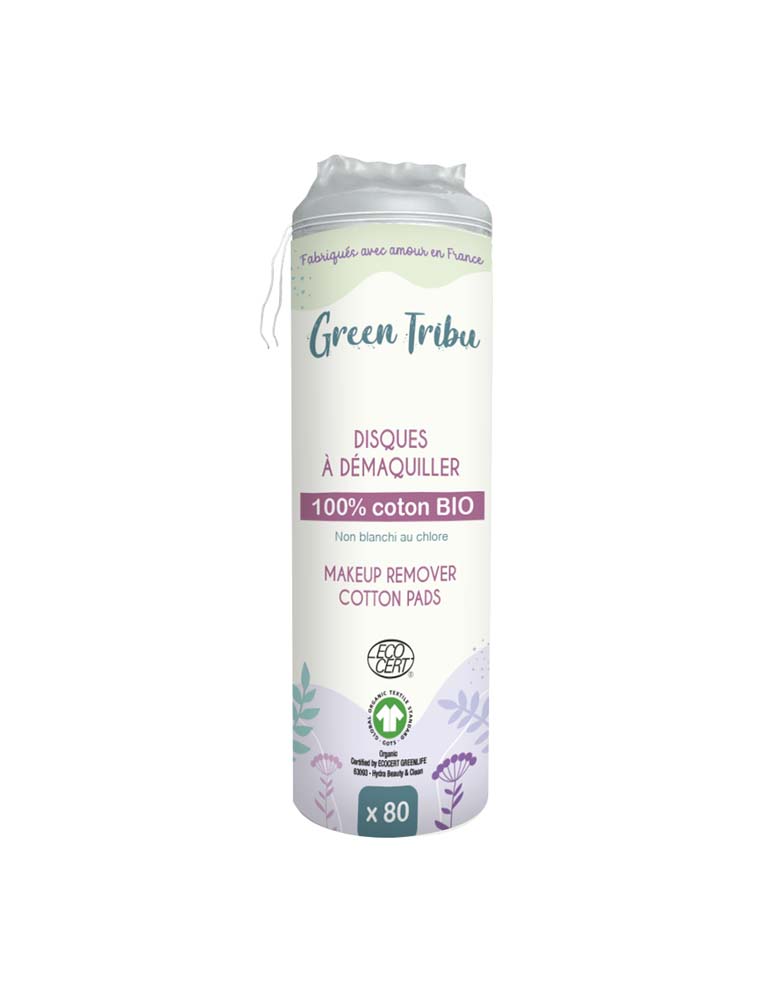 Green Tribu Discos desmaquillantes 80 cápsulas