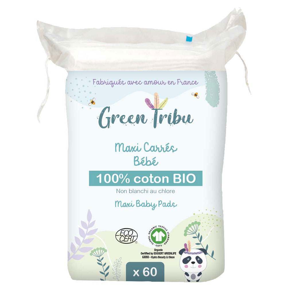 Green Tribu Toallitas maxi bebé 60 cápsulas