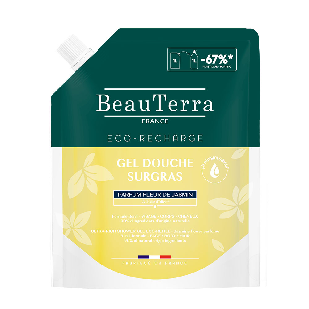 Beauterra Eco-refill Gel ducha surgrasada 1L