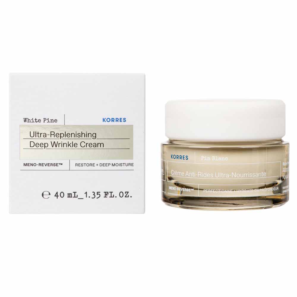 Korres Pino Blanco - MenoReverse Crema de Día Antiarrugas Ultra-Nutritiva Piel seca 40 ml