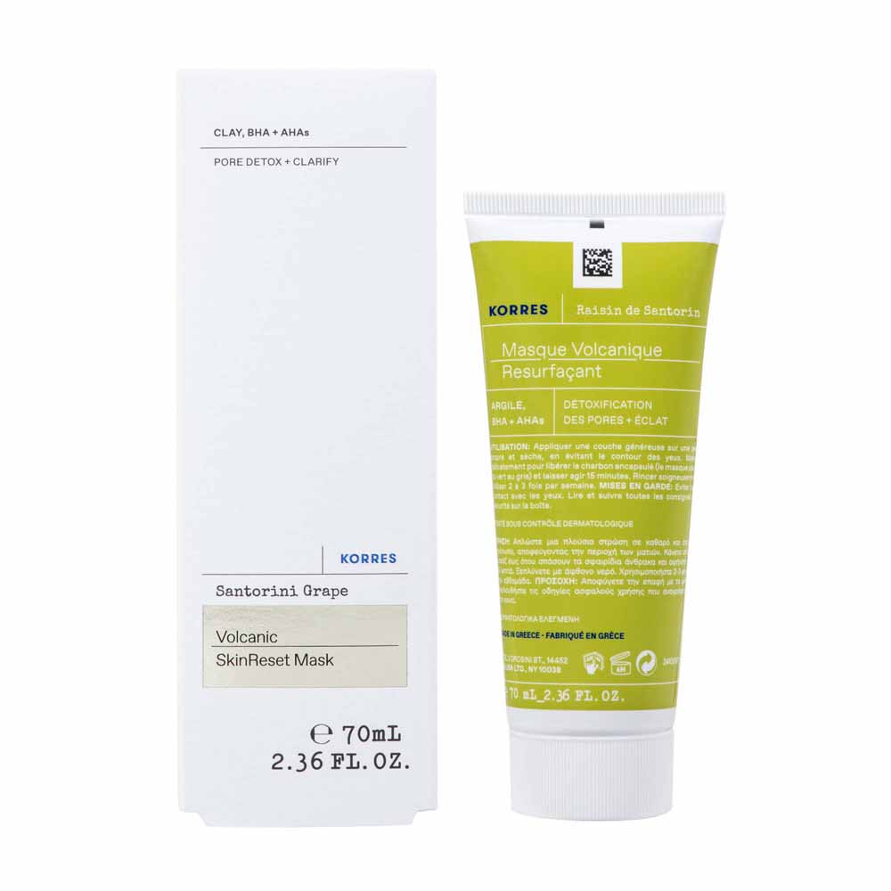 Korres Uva de Santorini Mascarilla Volcánica Resurface 70 ml