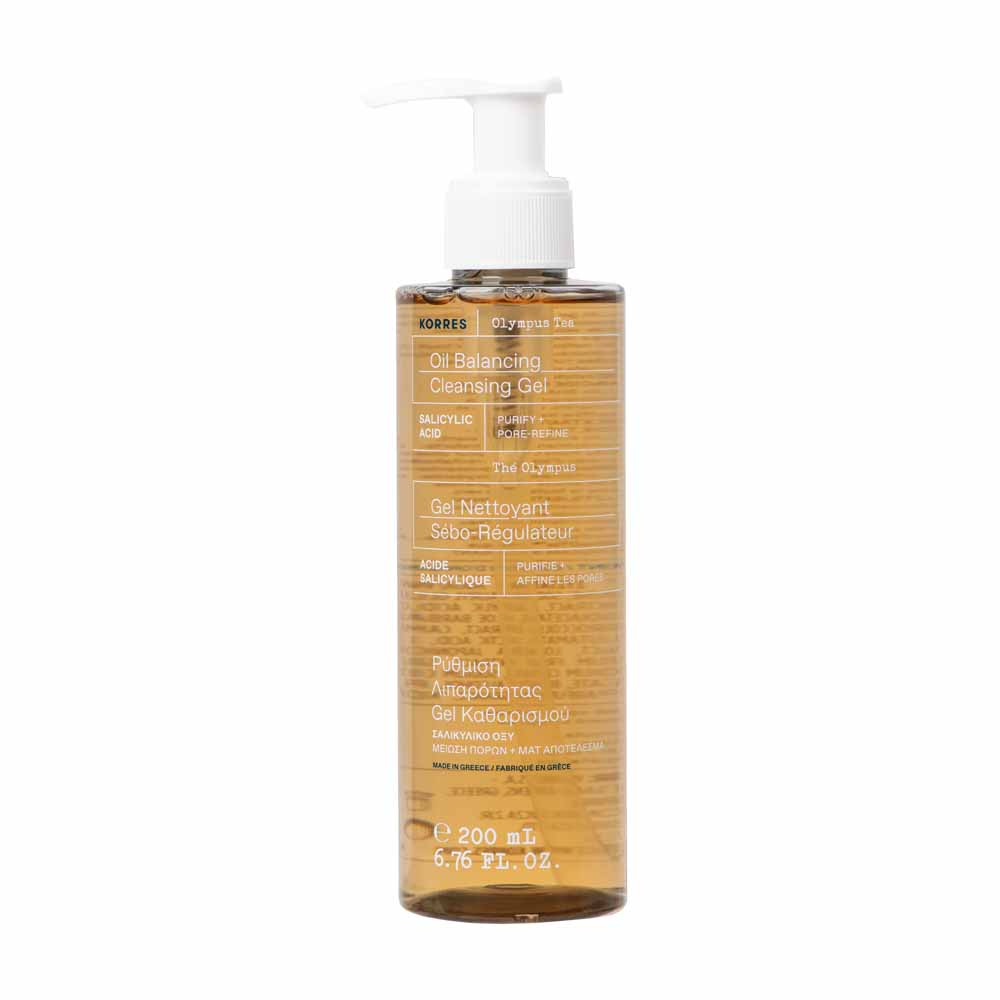 Korres Té Olympus Gel limpiador seborregulador Pieles mixtas a grasas 200 ml