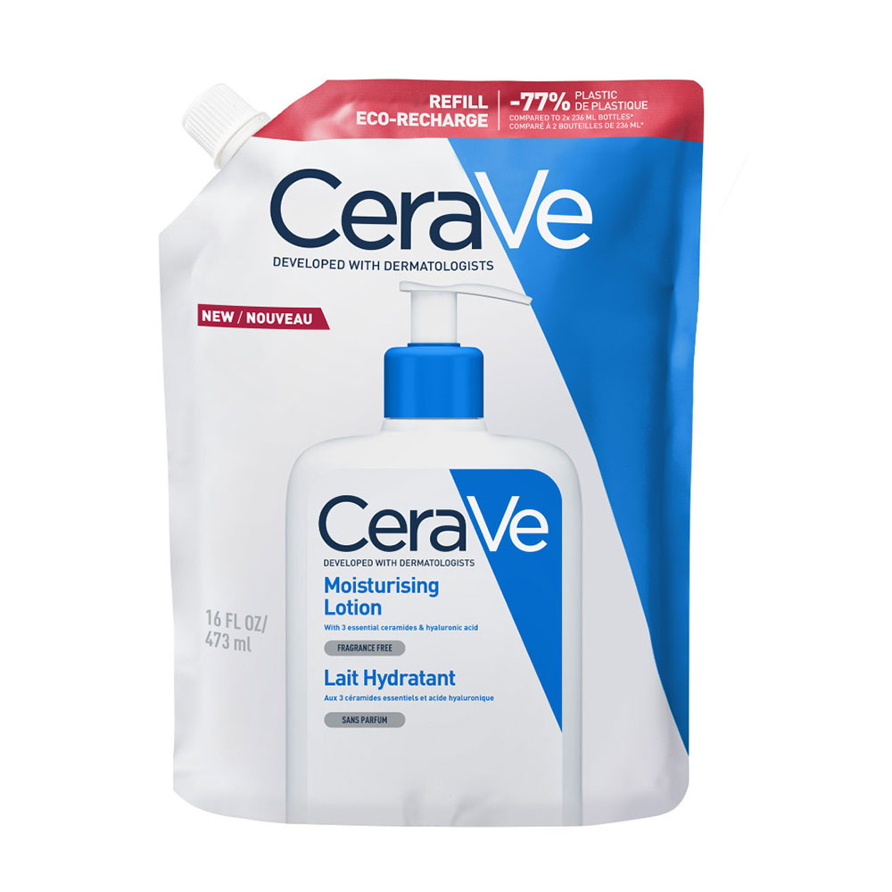 Cerave Body Recarga ecológica leche hidratante rostro y cuerpo piel muy seca 473 ml