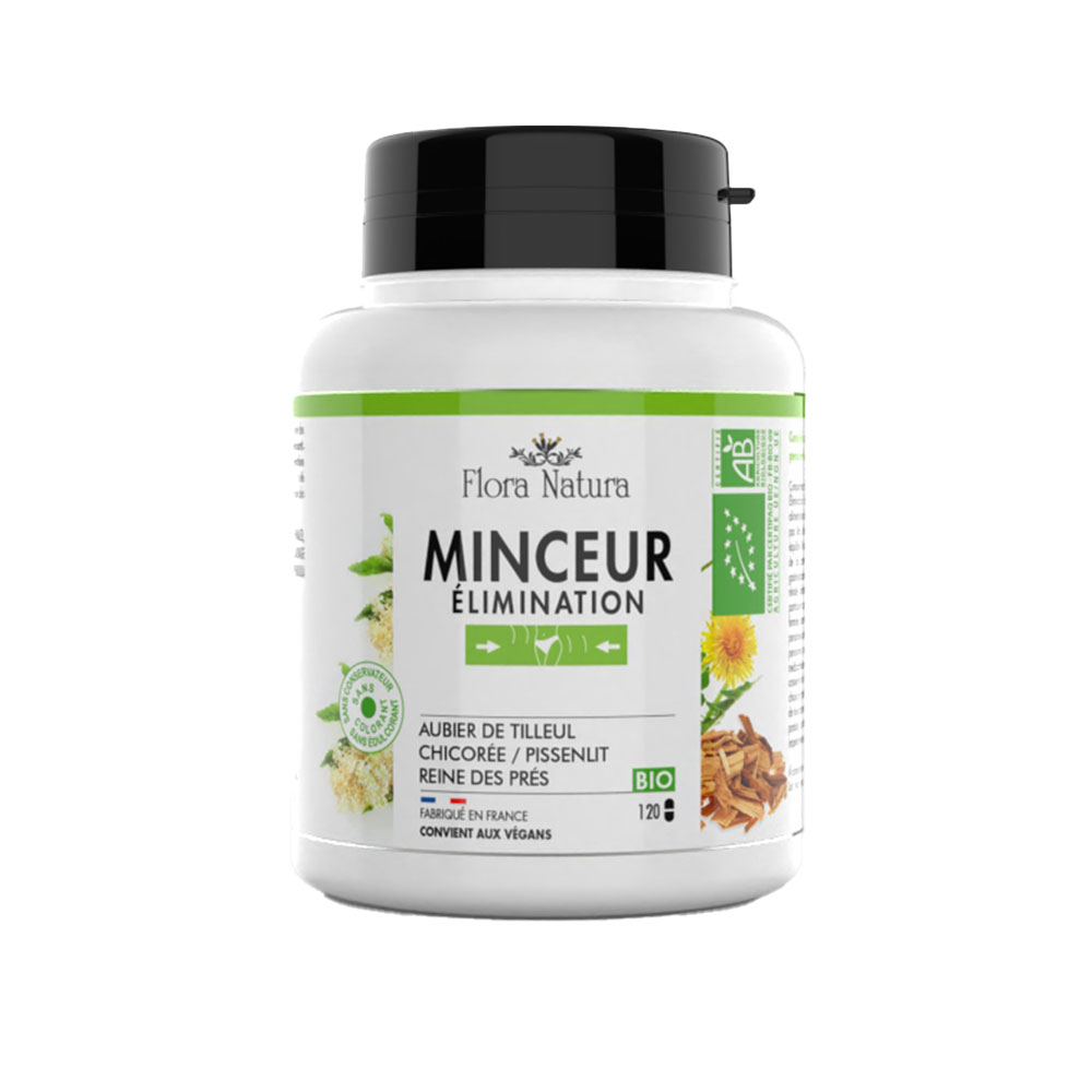 Flora Natura Complexe 4+ Minceur bio eliminación 120 cápsulas