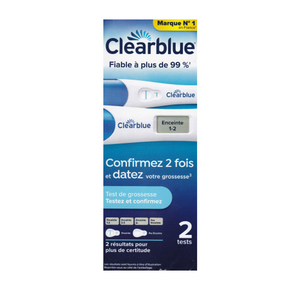 Clearblue Prueba de embarazo Duo Confirm + Date 2 pruebas