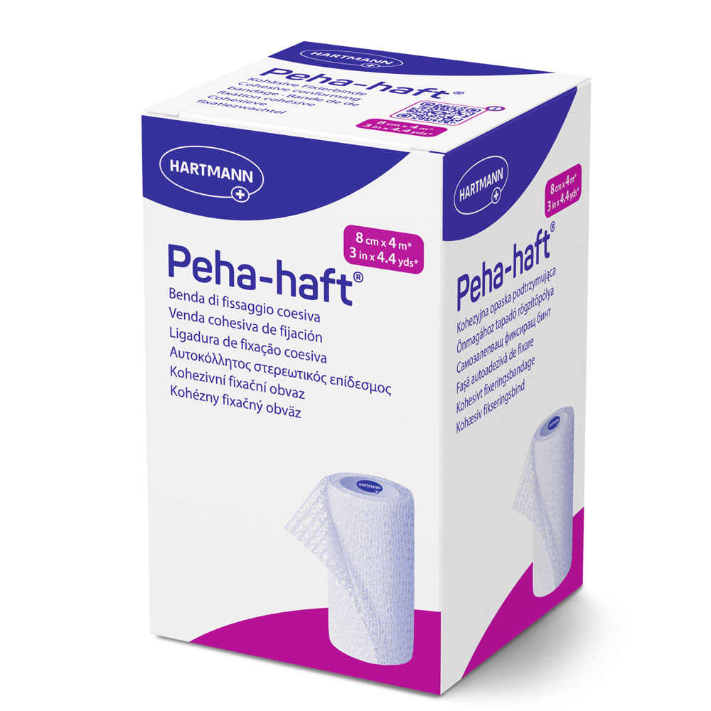 Hartmann Peha Haft Bandas adhesivas 8cmx4m Sin látex x1