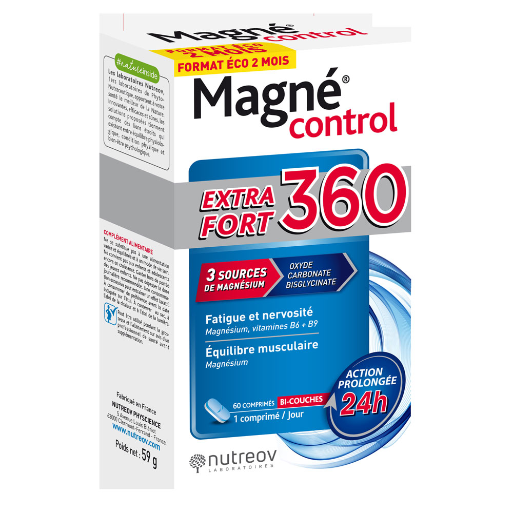 Nutreov Magnécontrol Extra Fuerte 60 comprimidos