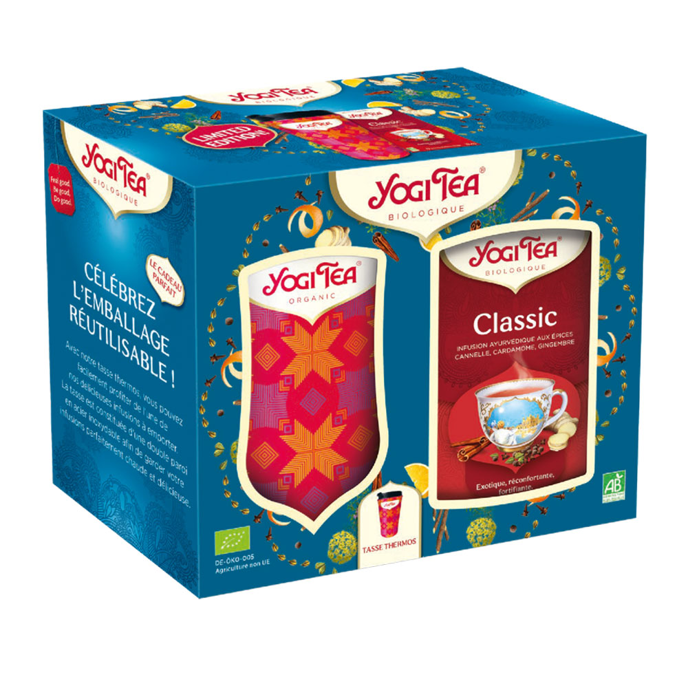 Yogi Tea Taza isotérmica + Cofre Classic