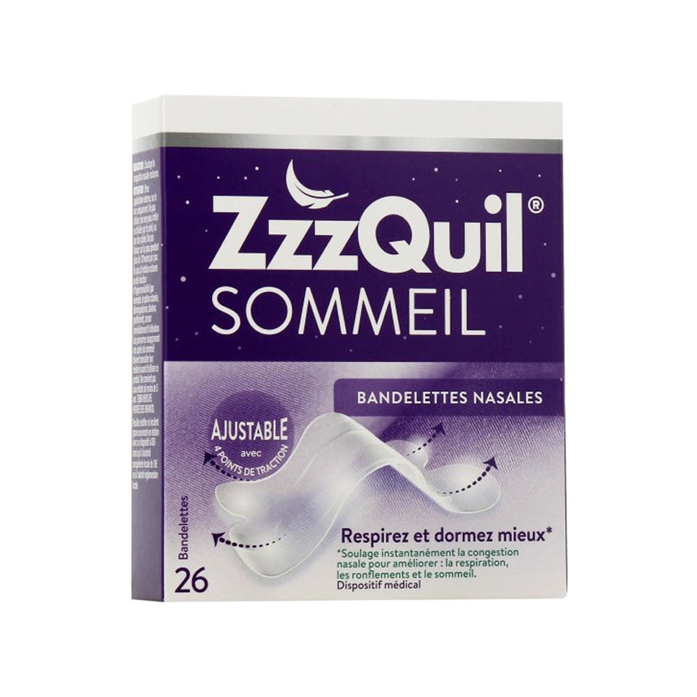 ZzzQuil Tiras nasales para dormir 26 unidades