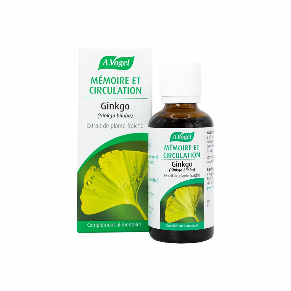 A.Vogel France Extracto fresco de planta de Ginkgo 50 ml