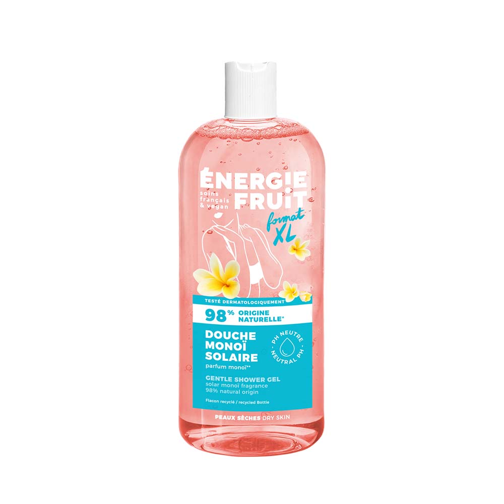 Energie Fruit Gel de ducha pH neutro monoi y aceite de macadamia bio 500 ml
